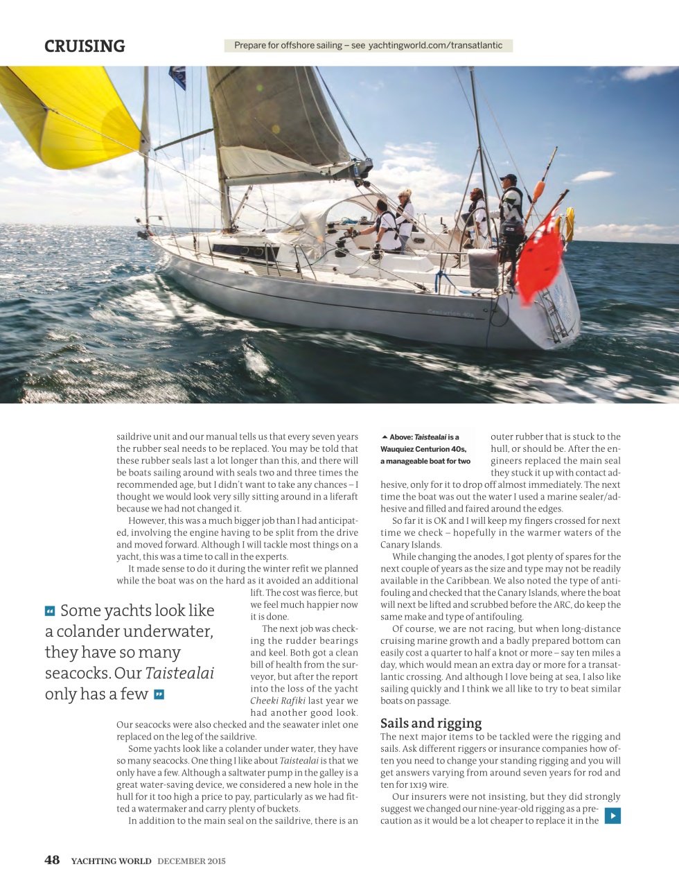 Yachting World Preview Pages