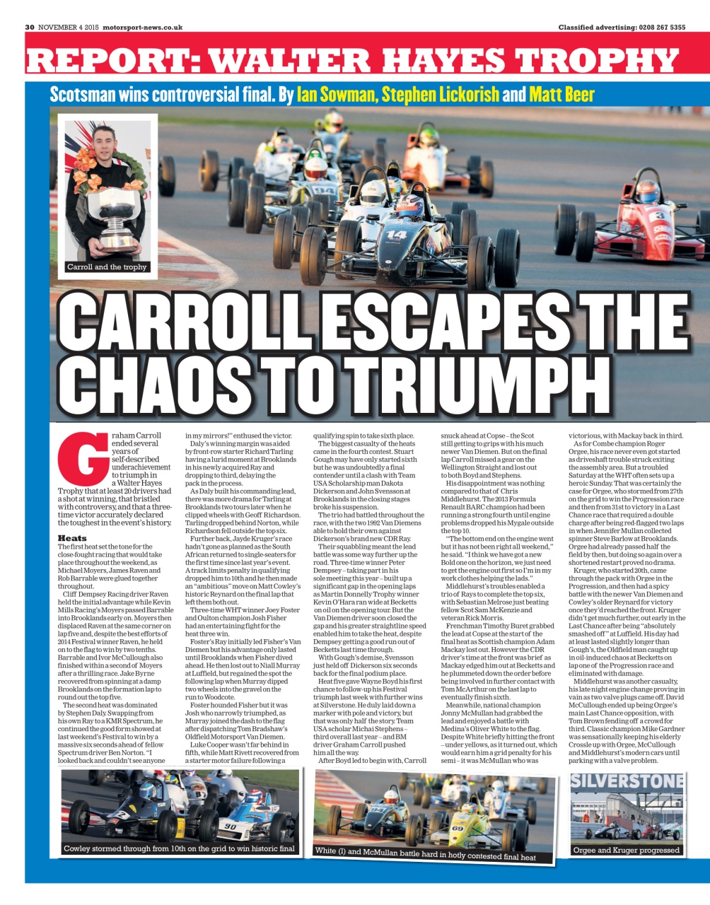 Motorsport News Preview Pages