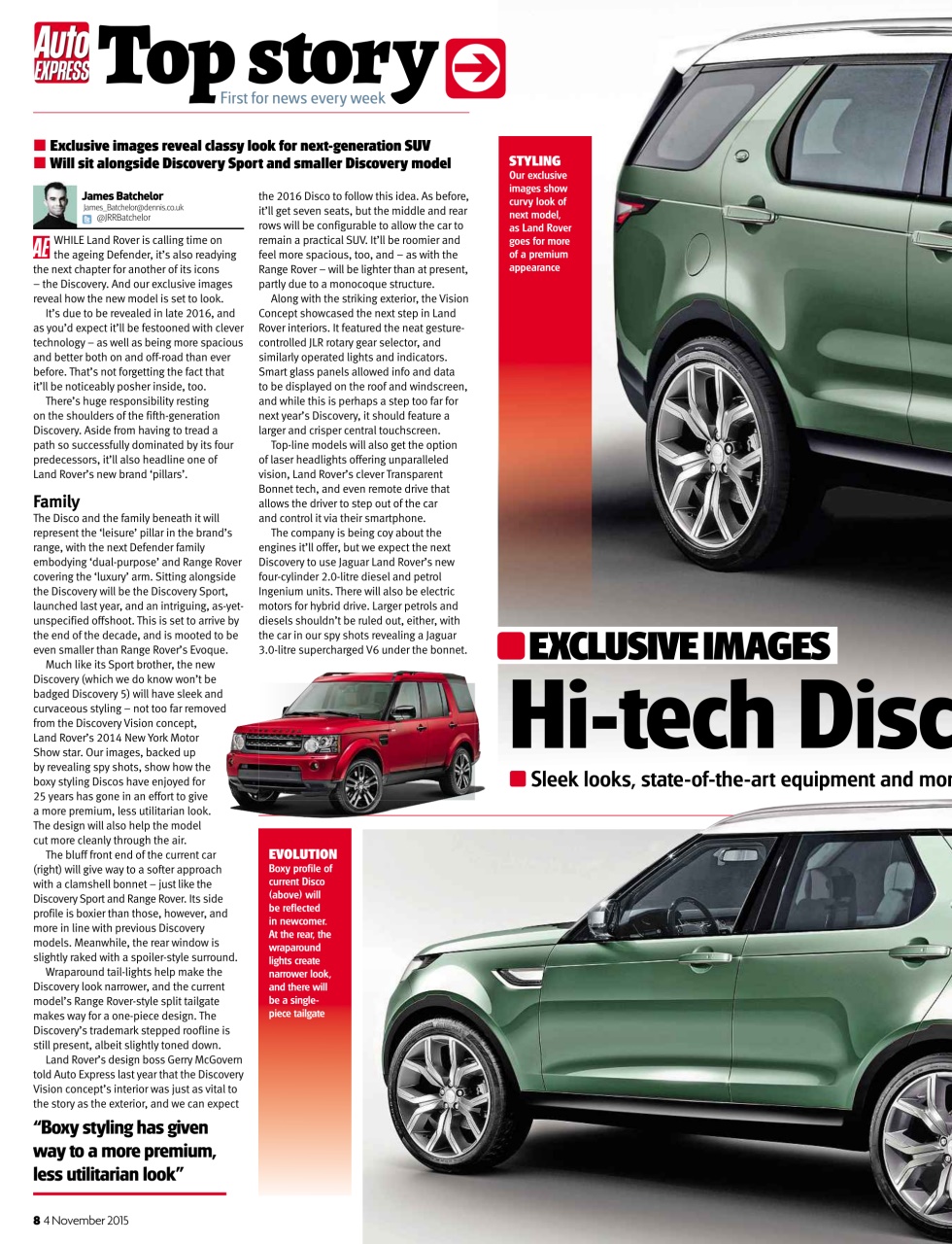 Auto Express Preview Pages