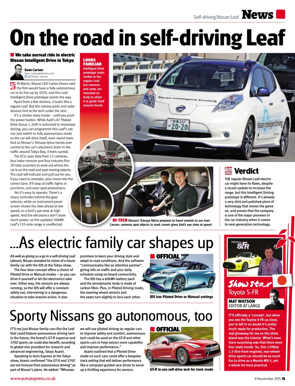 Auto Express Preview Pages
