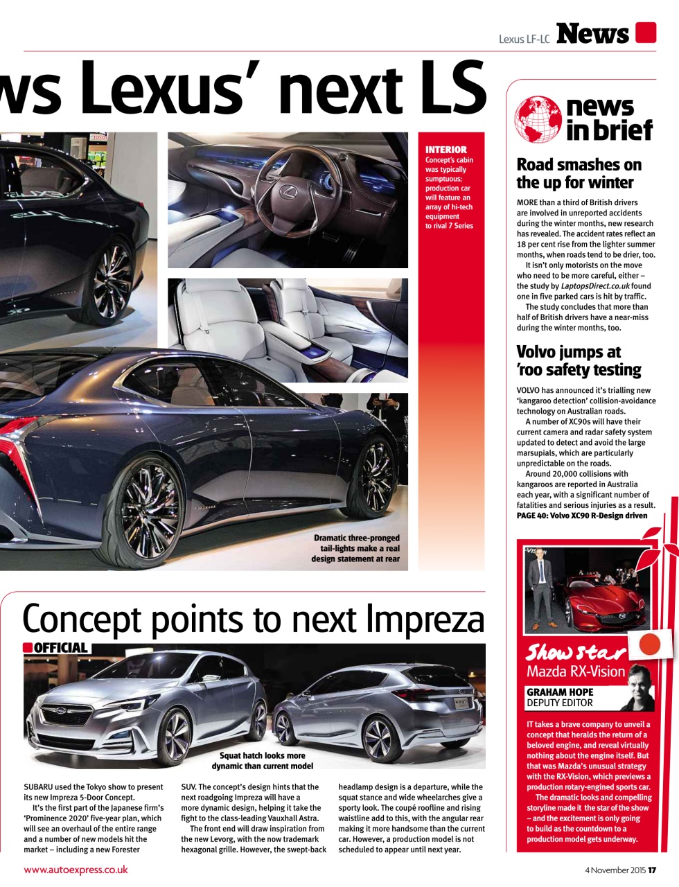 Auto Express Preview Pages