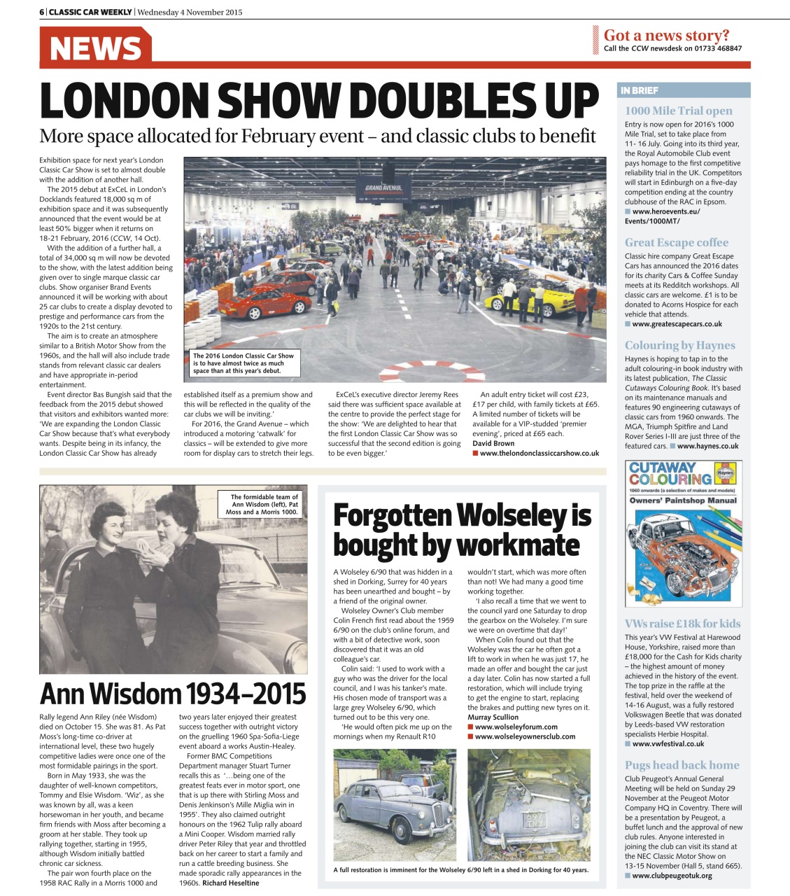 Classic Car Weekly Preview Pages