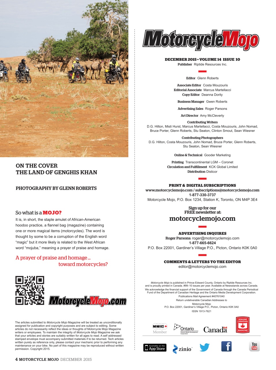 Motorcycle Mojo Preview Pages