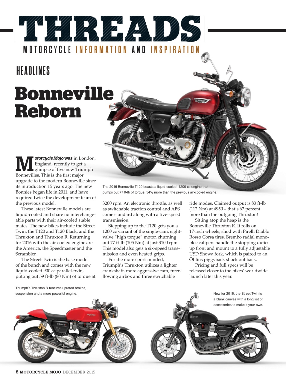 Motorcycle Mojo Preview Pages