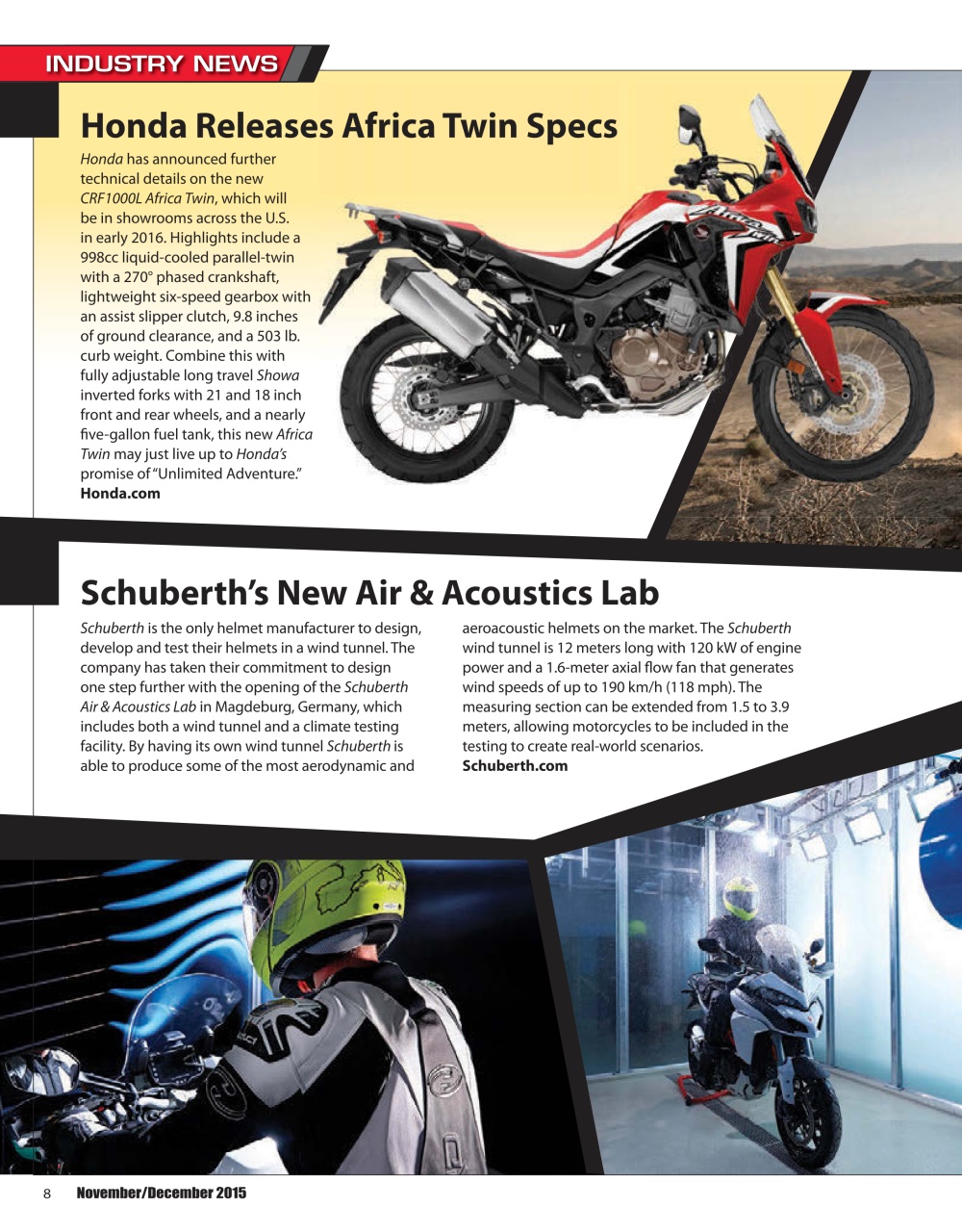 Adventure Motorcycle Preview Pages