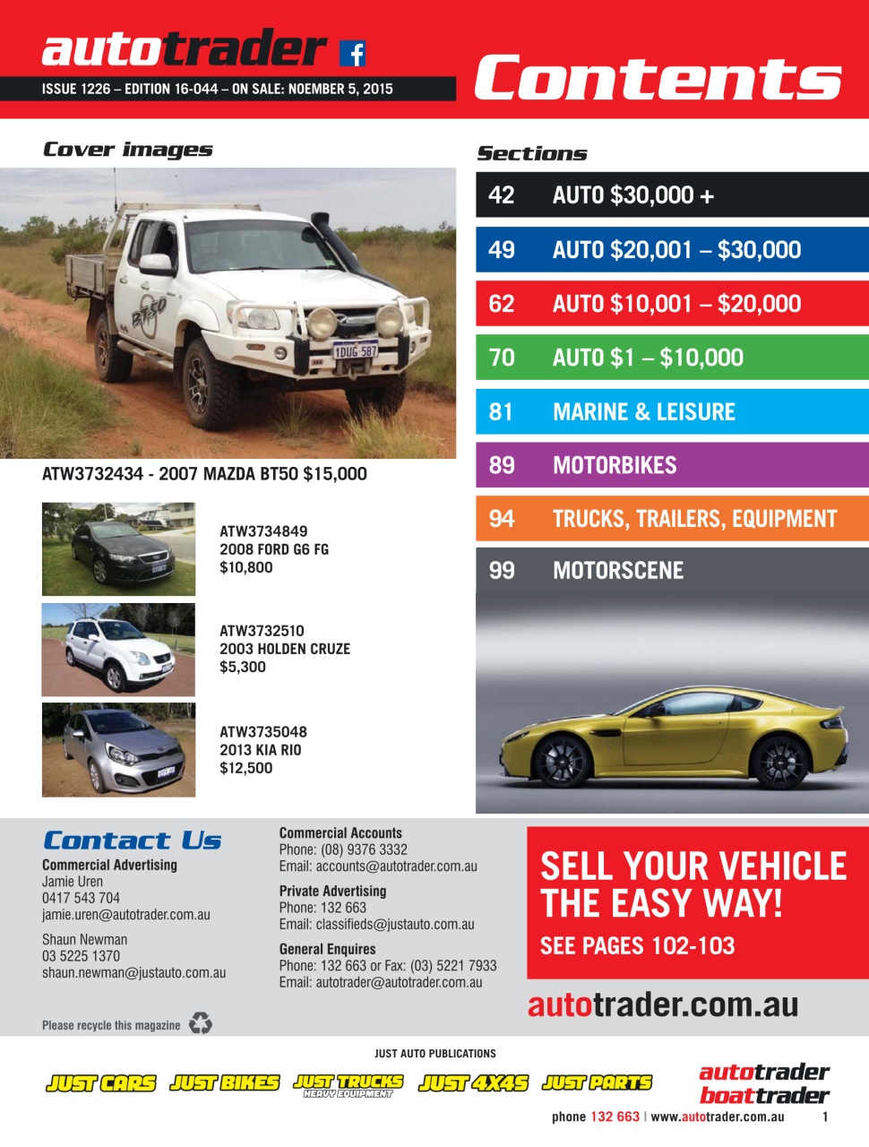 AutoTrader Preview Pages