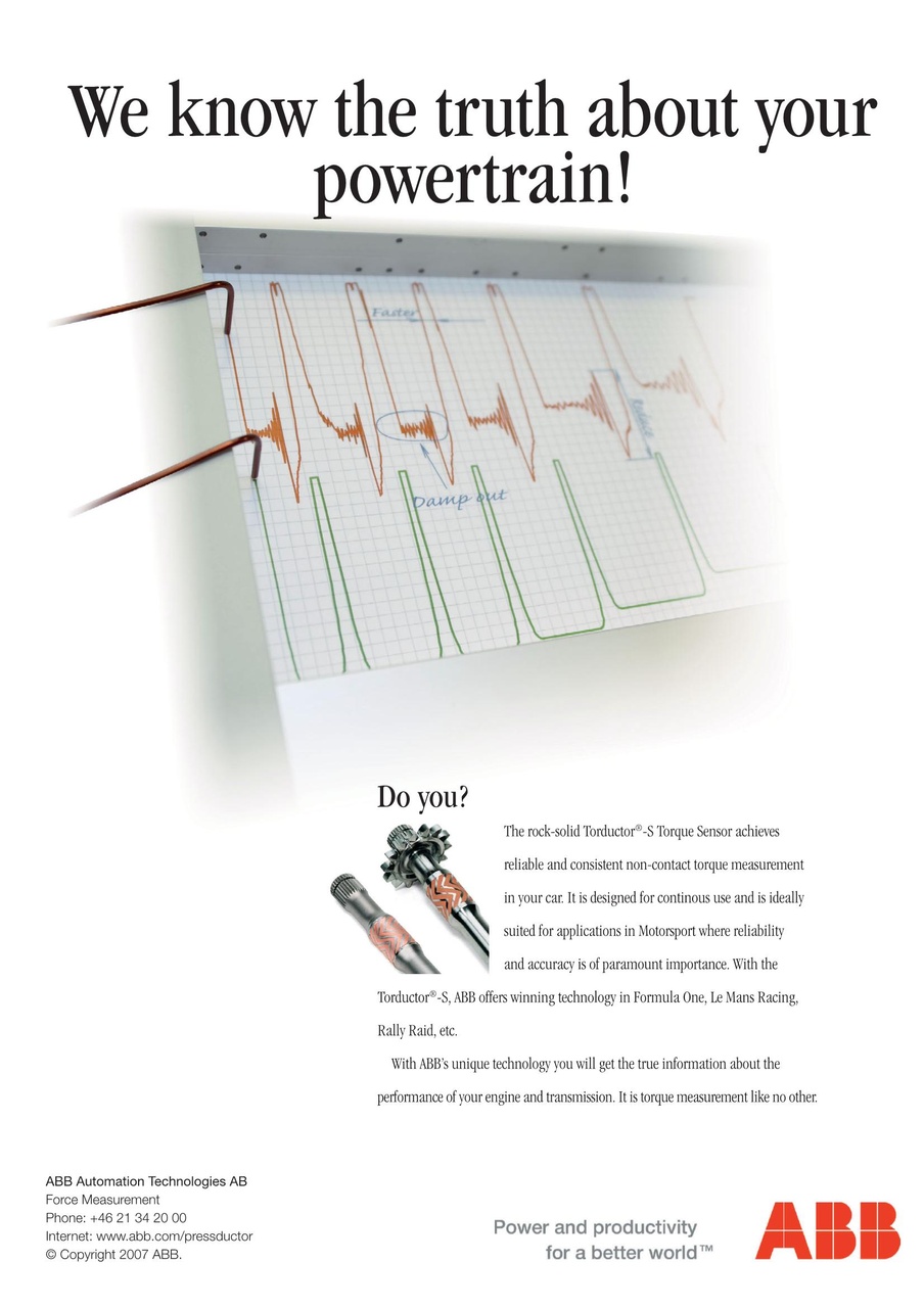 Race Engine Technology Preview Pages