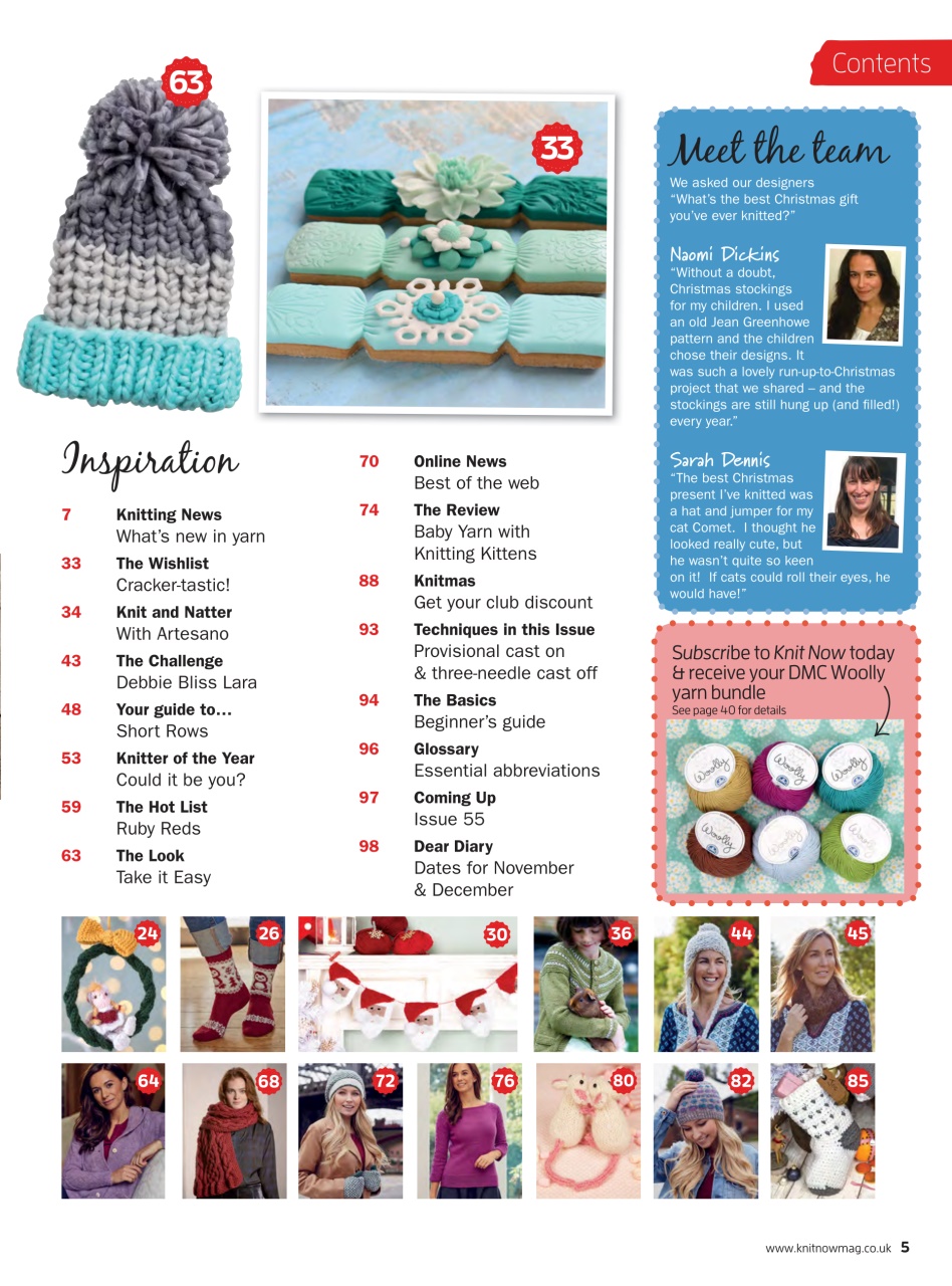 Knit Now Preview Pages