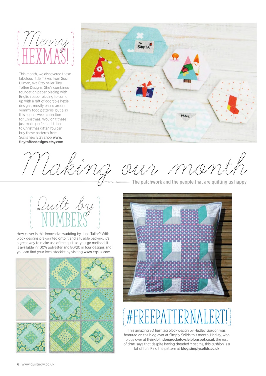 Quilt Now Preview Pages