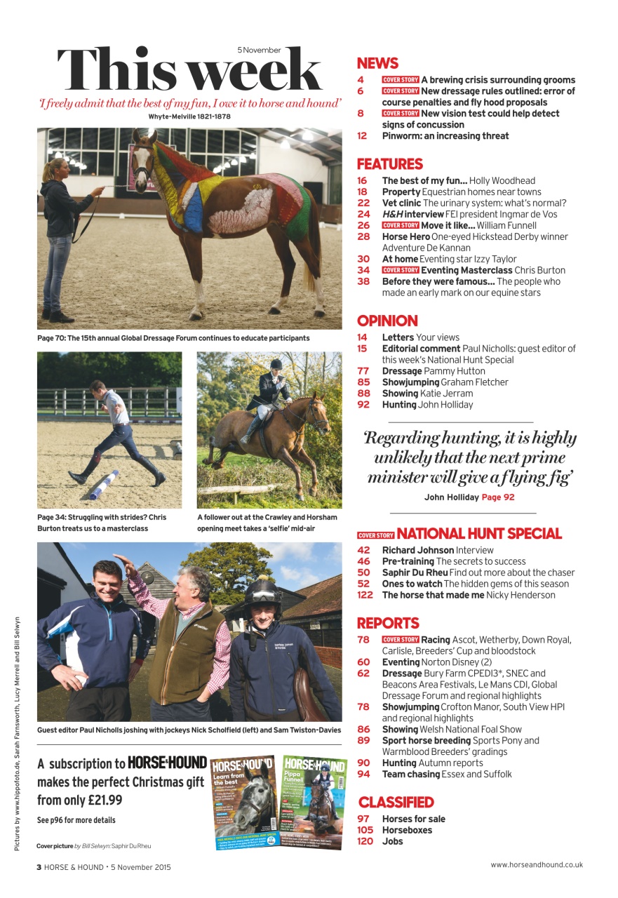 Horse & Hound Preview Pages