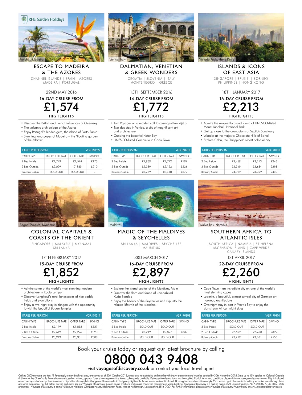 Cruise & Travel Preview Pages