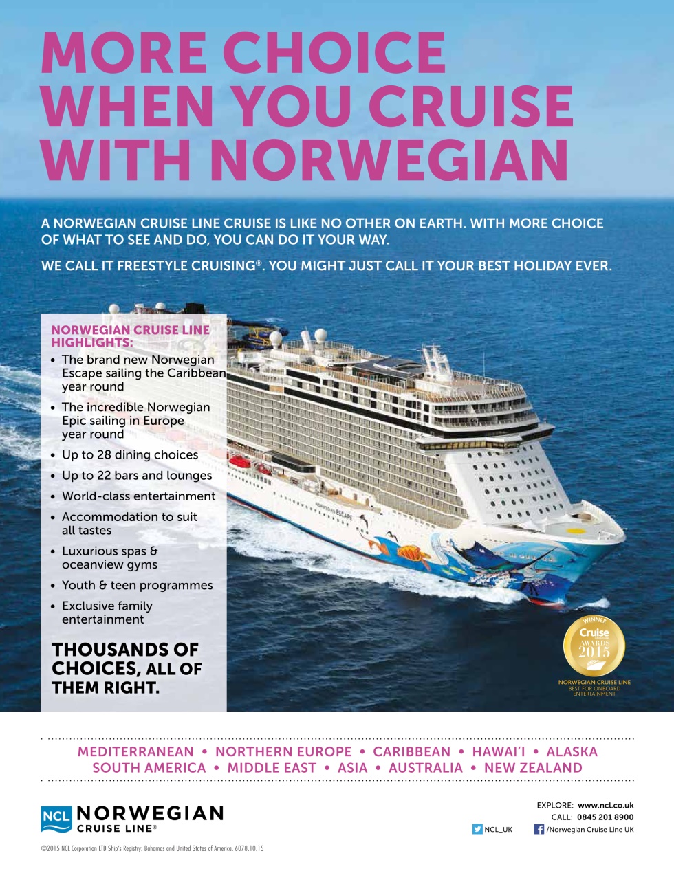 Cruise & Travel Preview Pages
