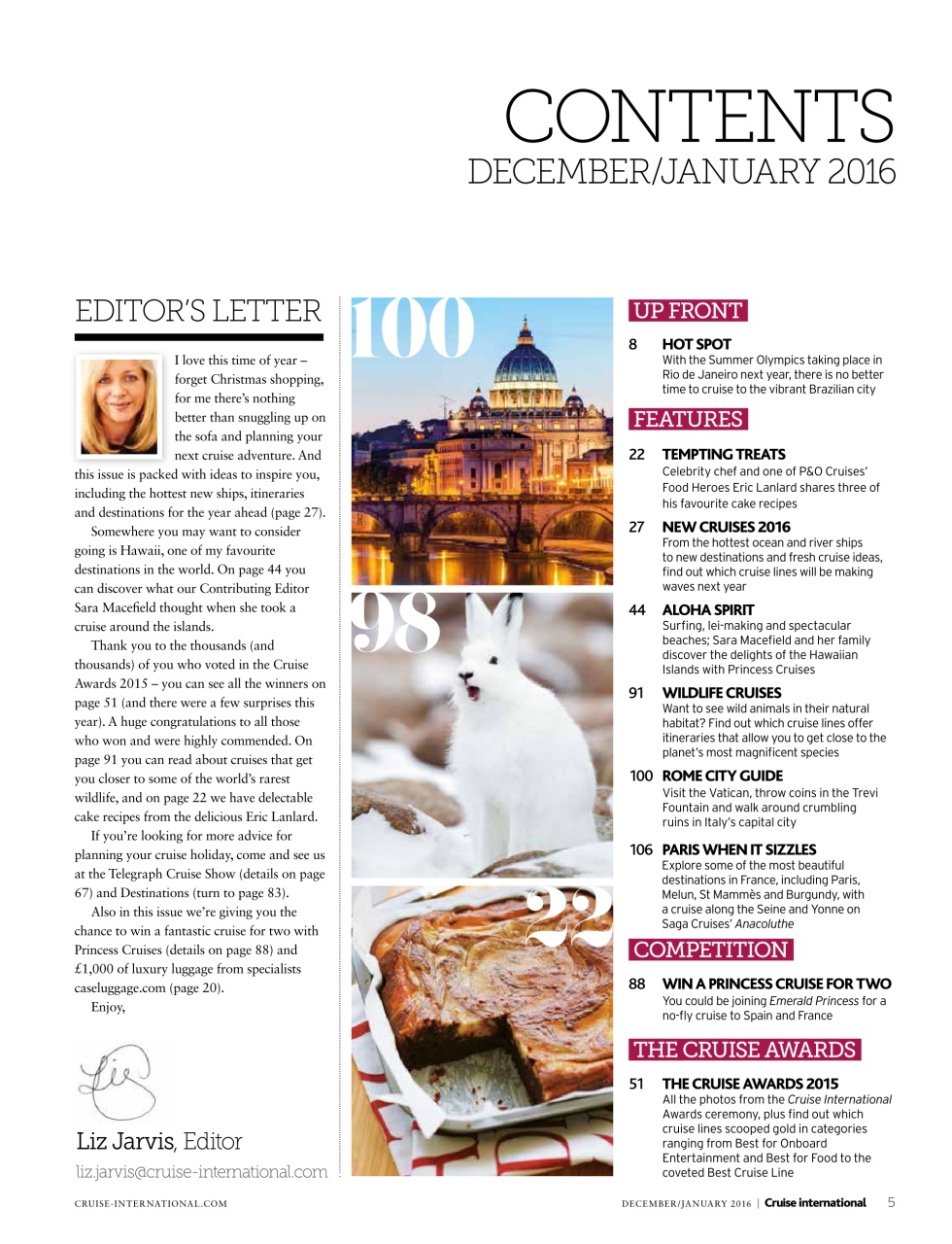 Cruise & Travel Preview Pages