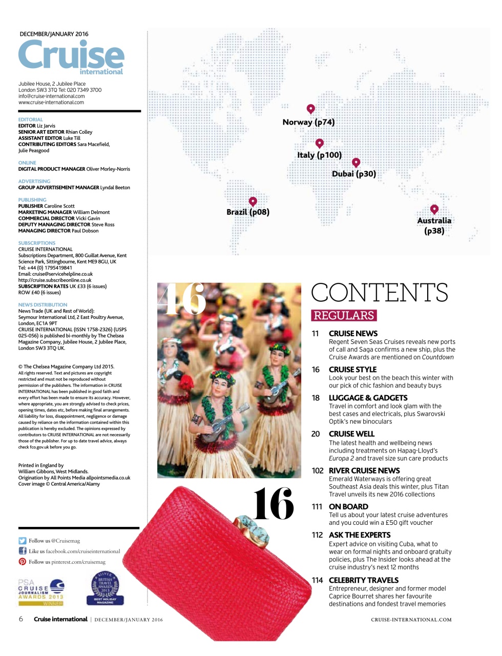 Cruise & Travel Preview Pages