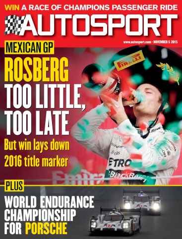 Autosport issue 5th November 2015