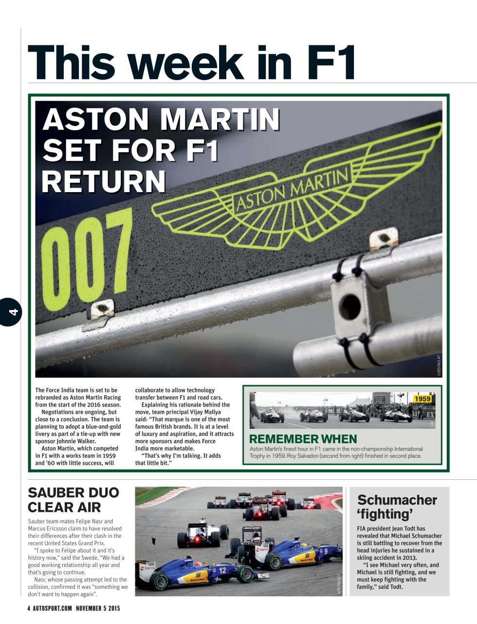 Autosport Preview Pages