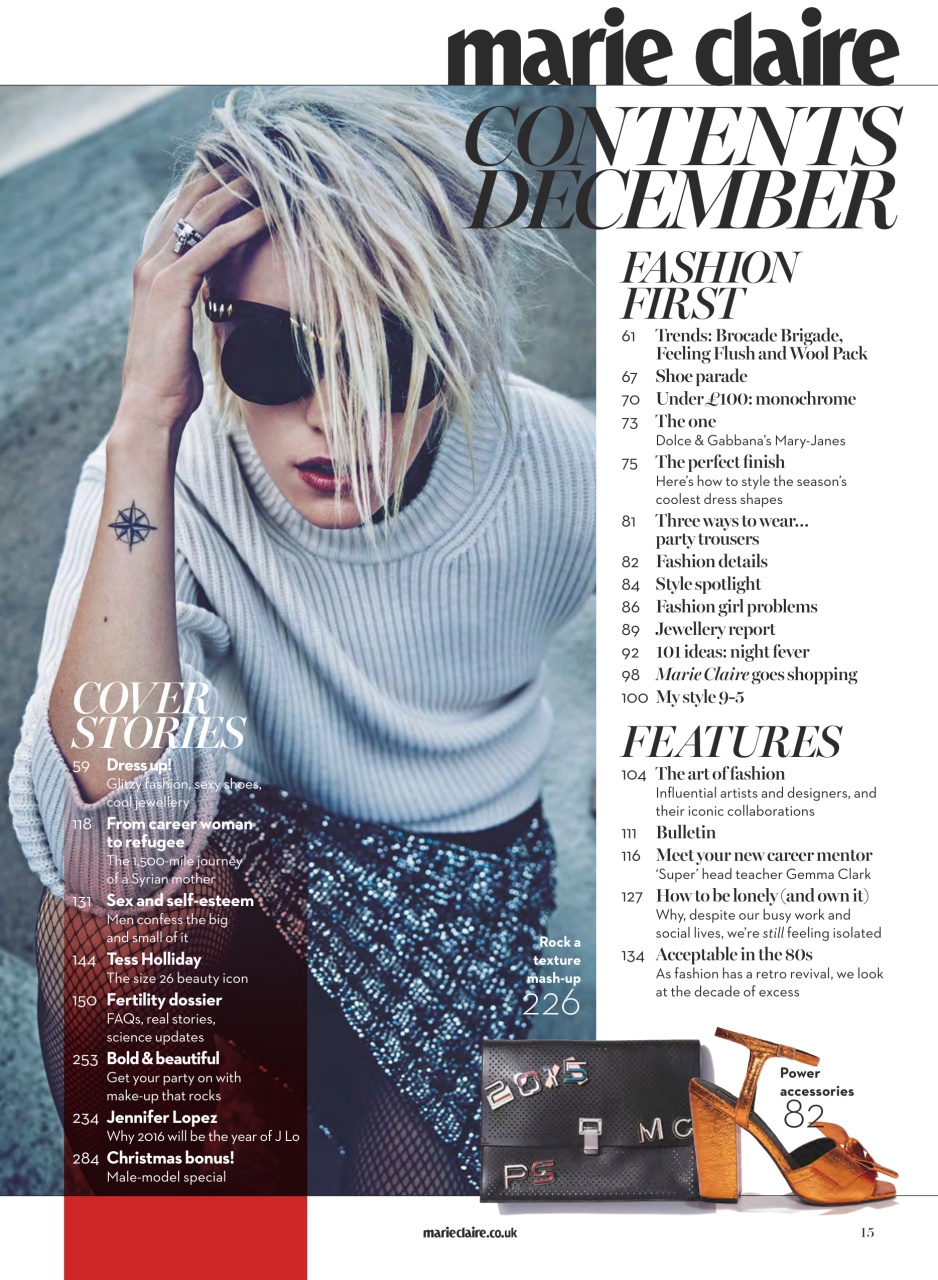 Marie Claire Preview Pages