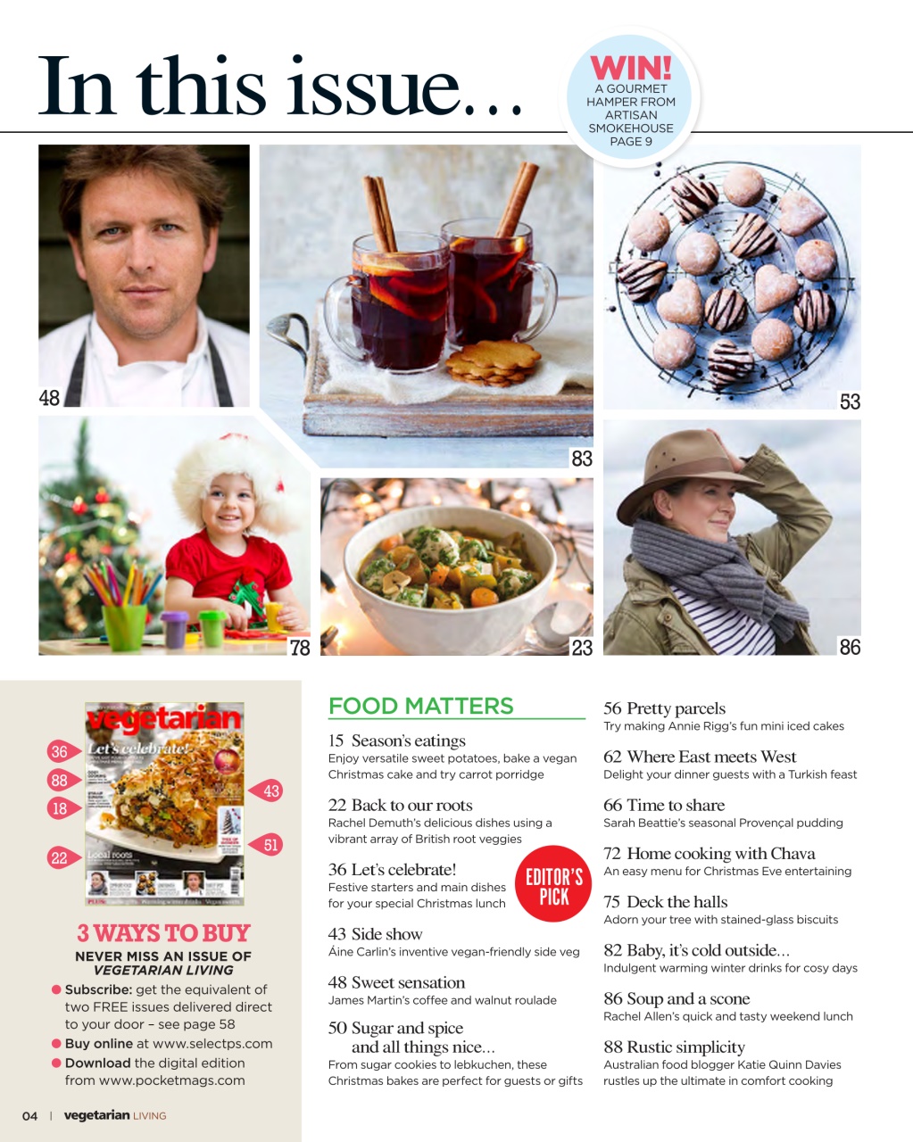 Vegetarian Living Preview Pages