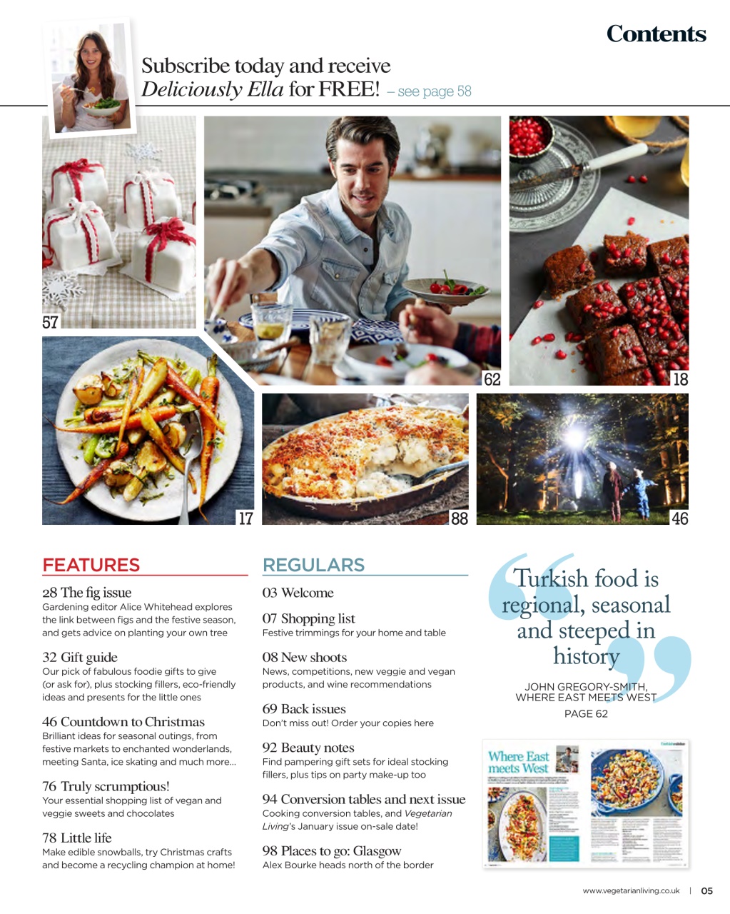 Vegetarian Living Preview Pages