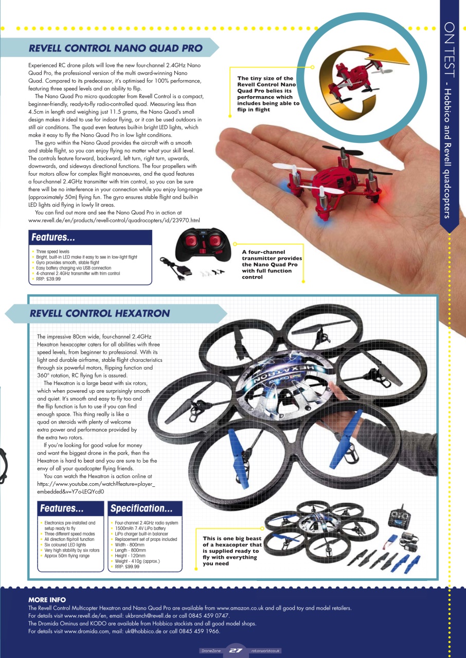 Radio Control DroneZone Preview Pages