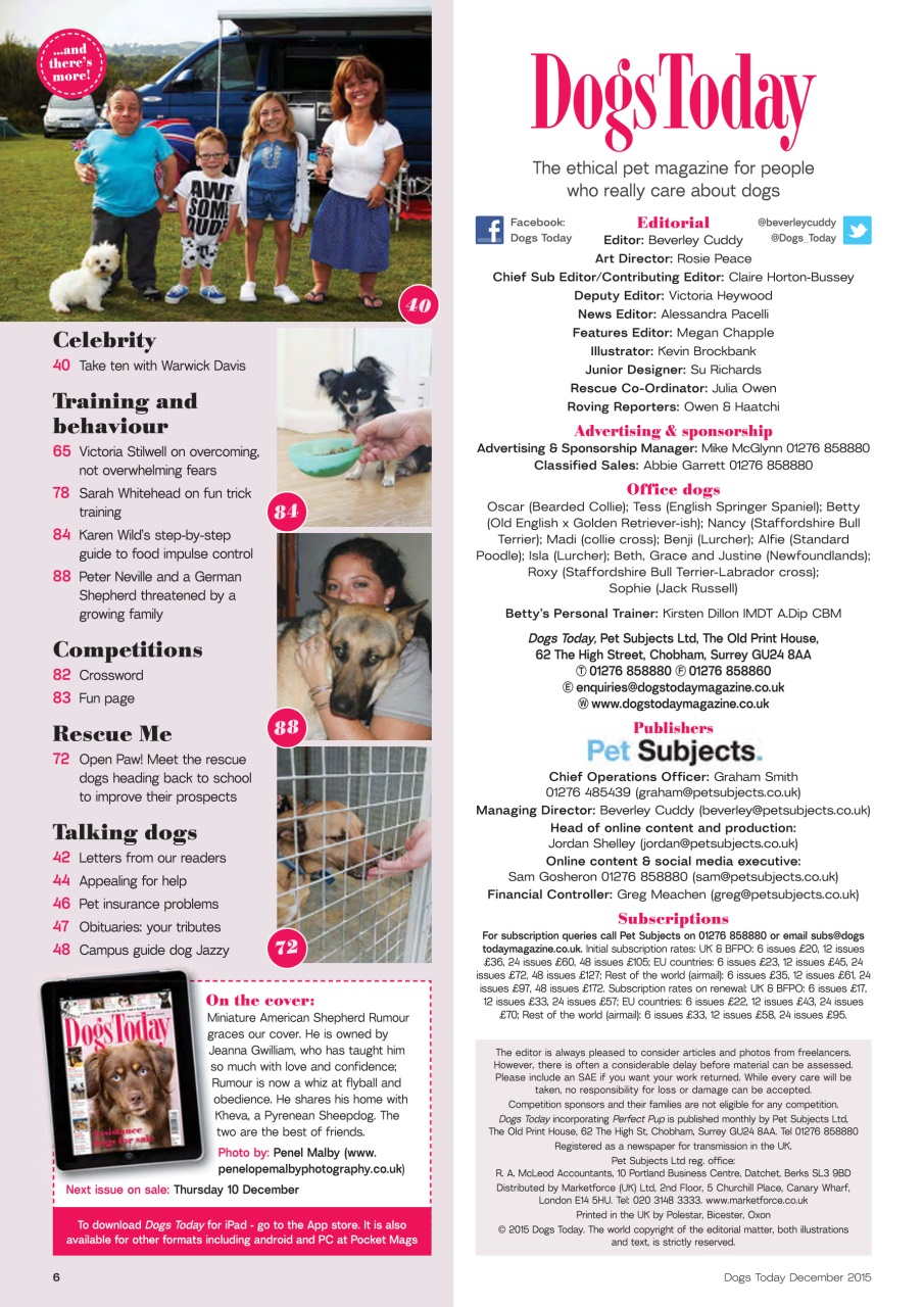 Dogs Today Magazine Preview Pages