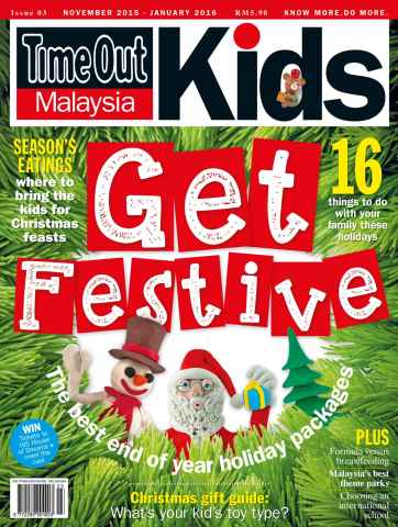 Time Out Kids: Nov 2015 - Jan 2016  issue Time Out Kids: Nov 2015 - Jan 2016 