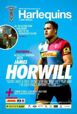 Harlequins issue Harlequins v Sale Sharks