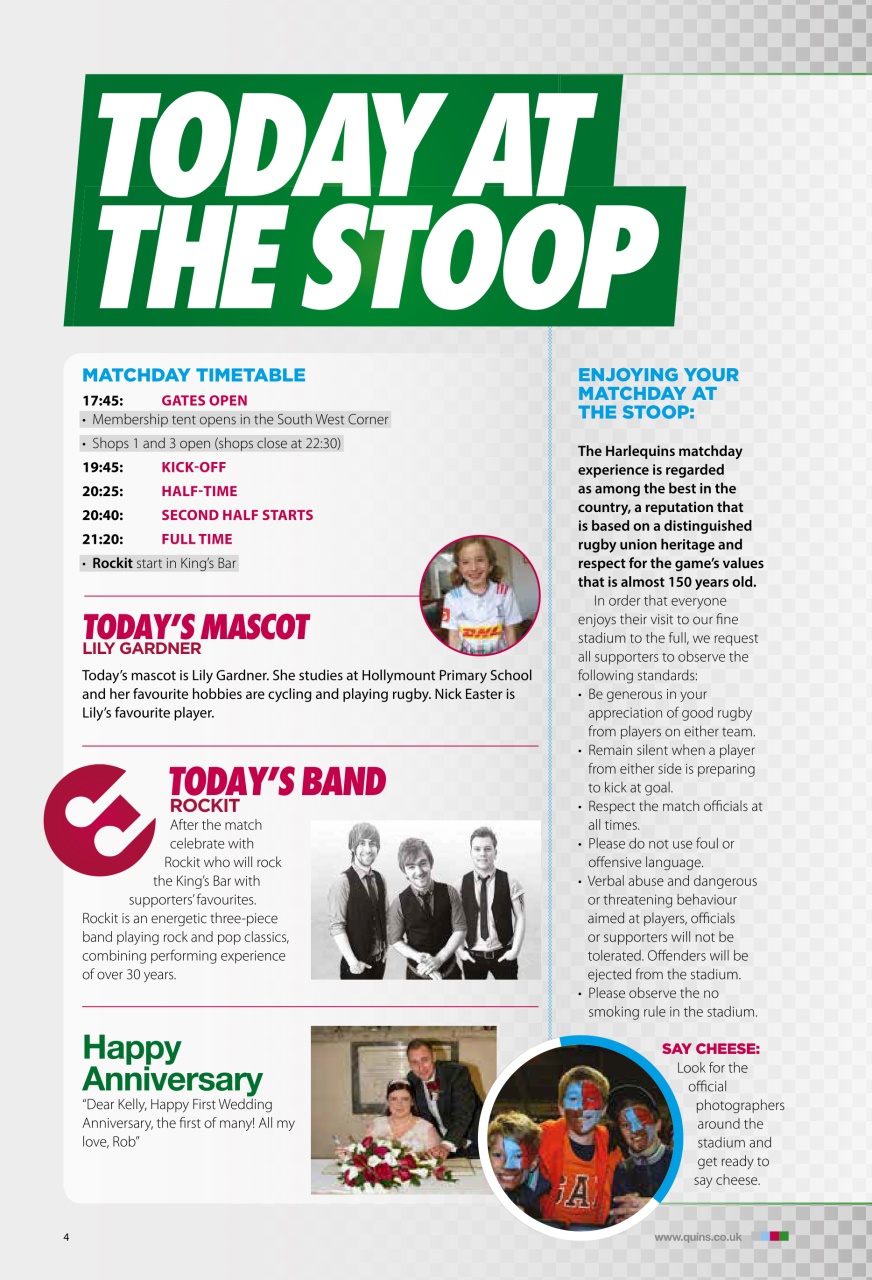 Harlequins Preview Pages