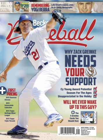Beckett Baseball Magazine issue December 2015