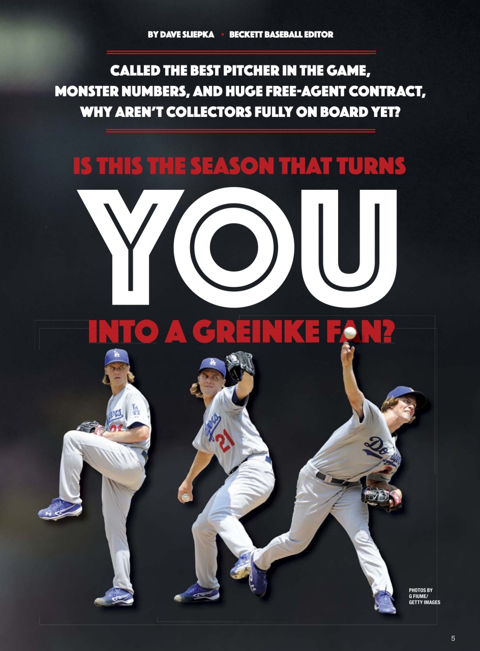 Beckett Baseball Magazine Preview Pages