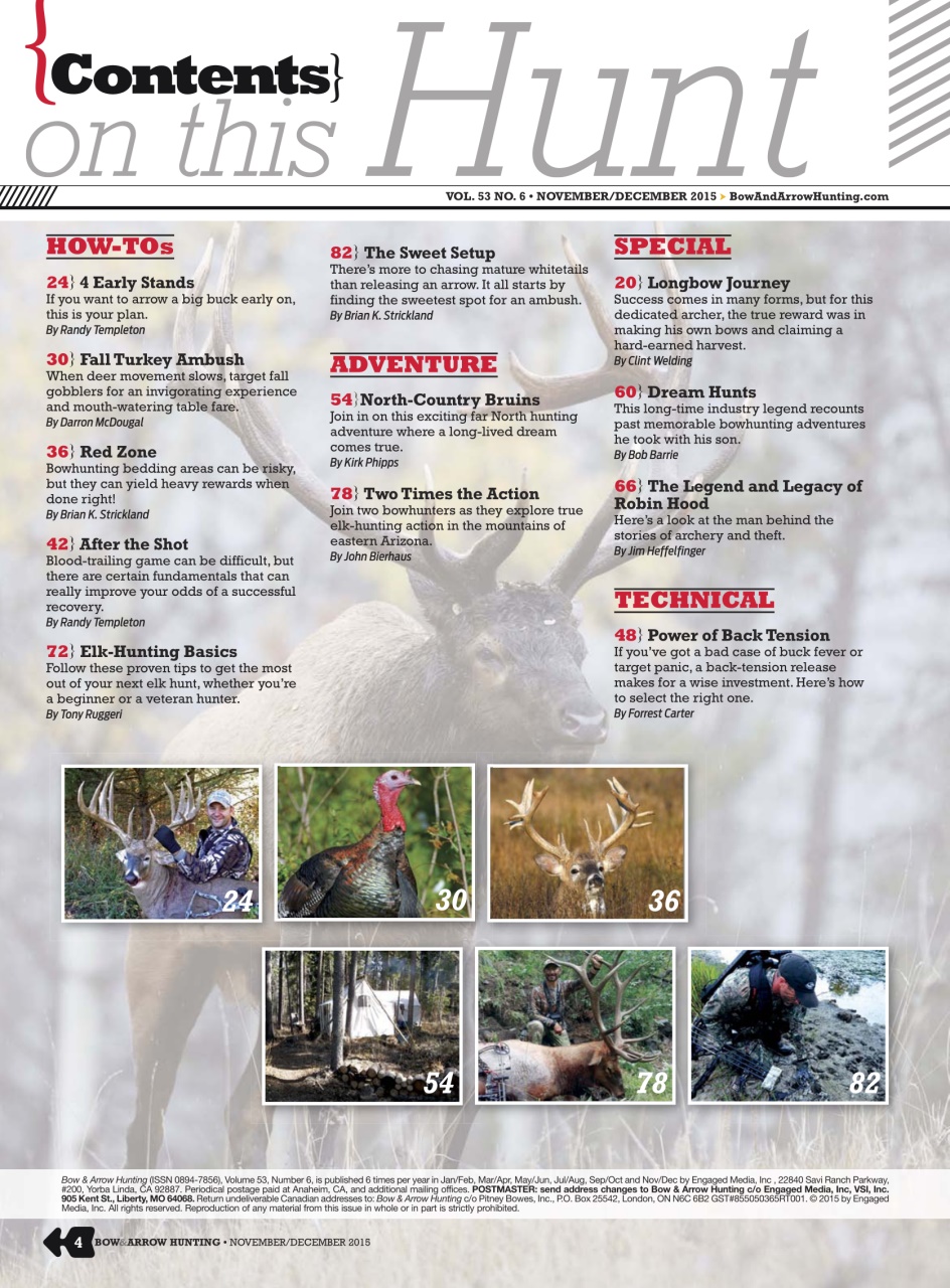 Bow & Arrow Hunting Preview Pages