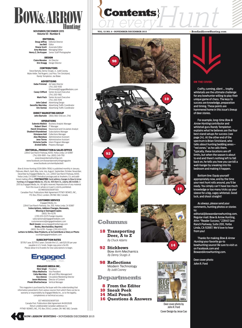 Bow & Arrow Hunting Preview Pages