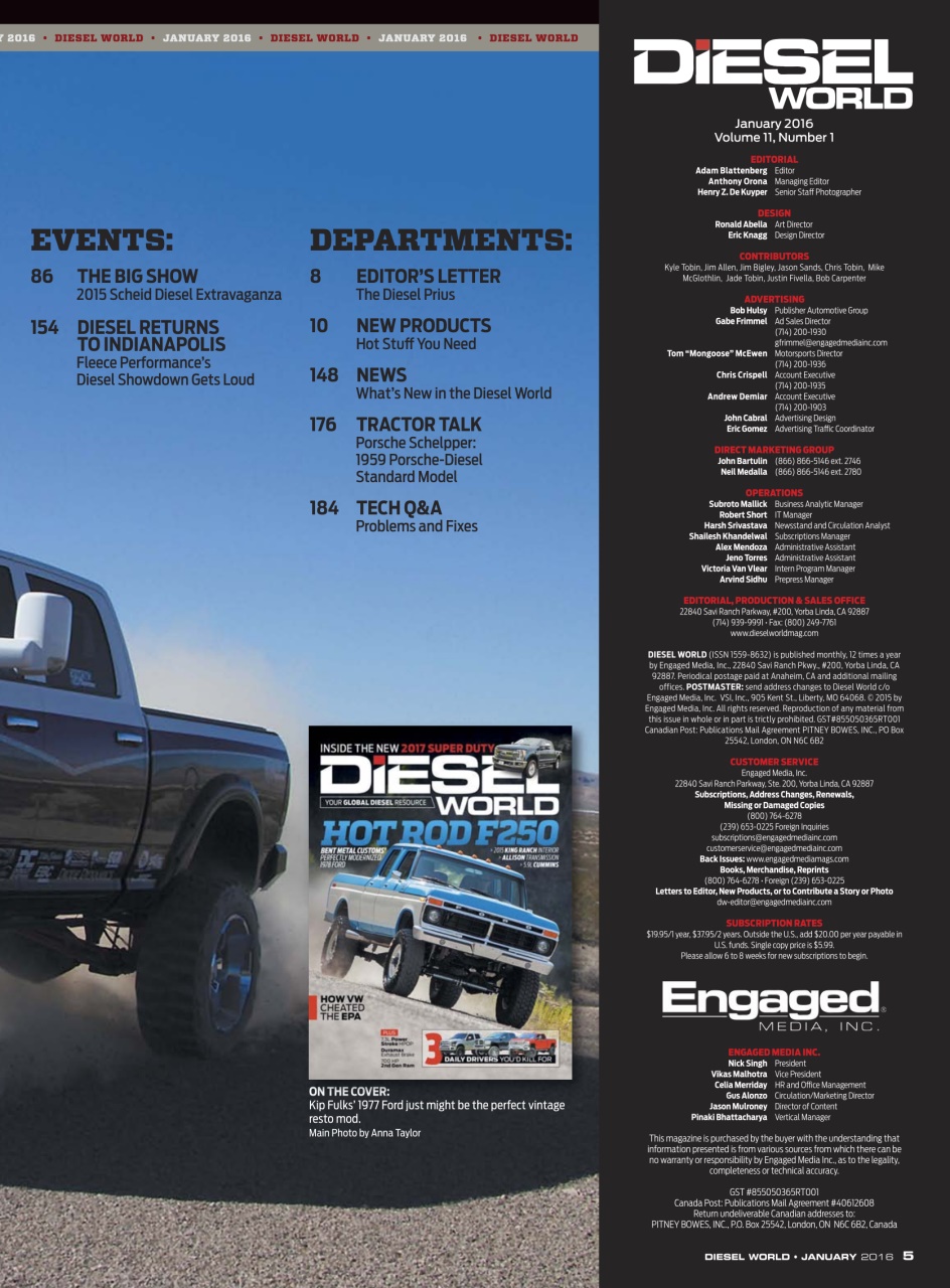 Diesel World Preview Pages