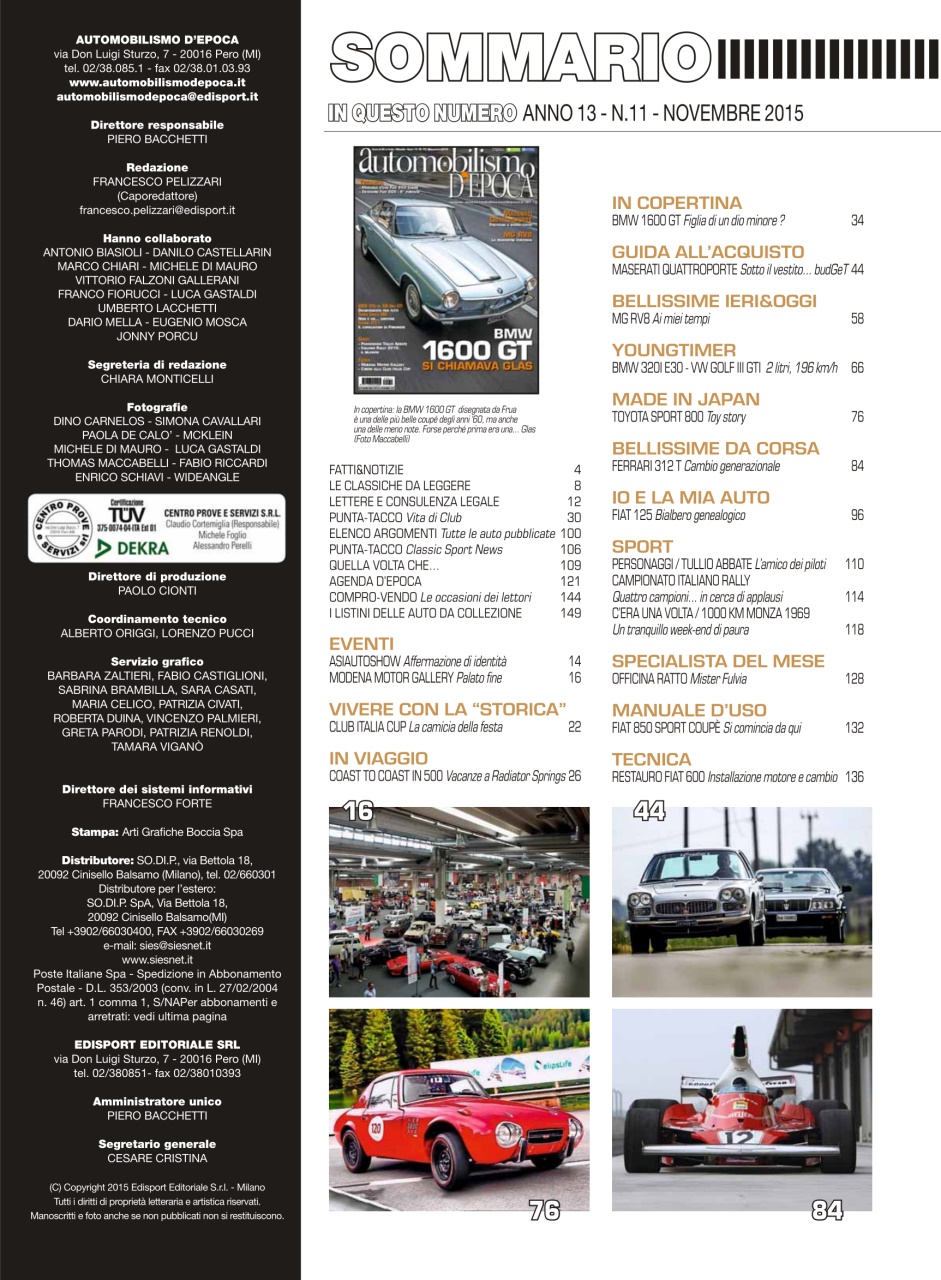 Automobilismo d'Epoca Preview Pages