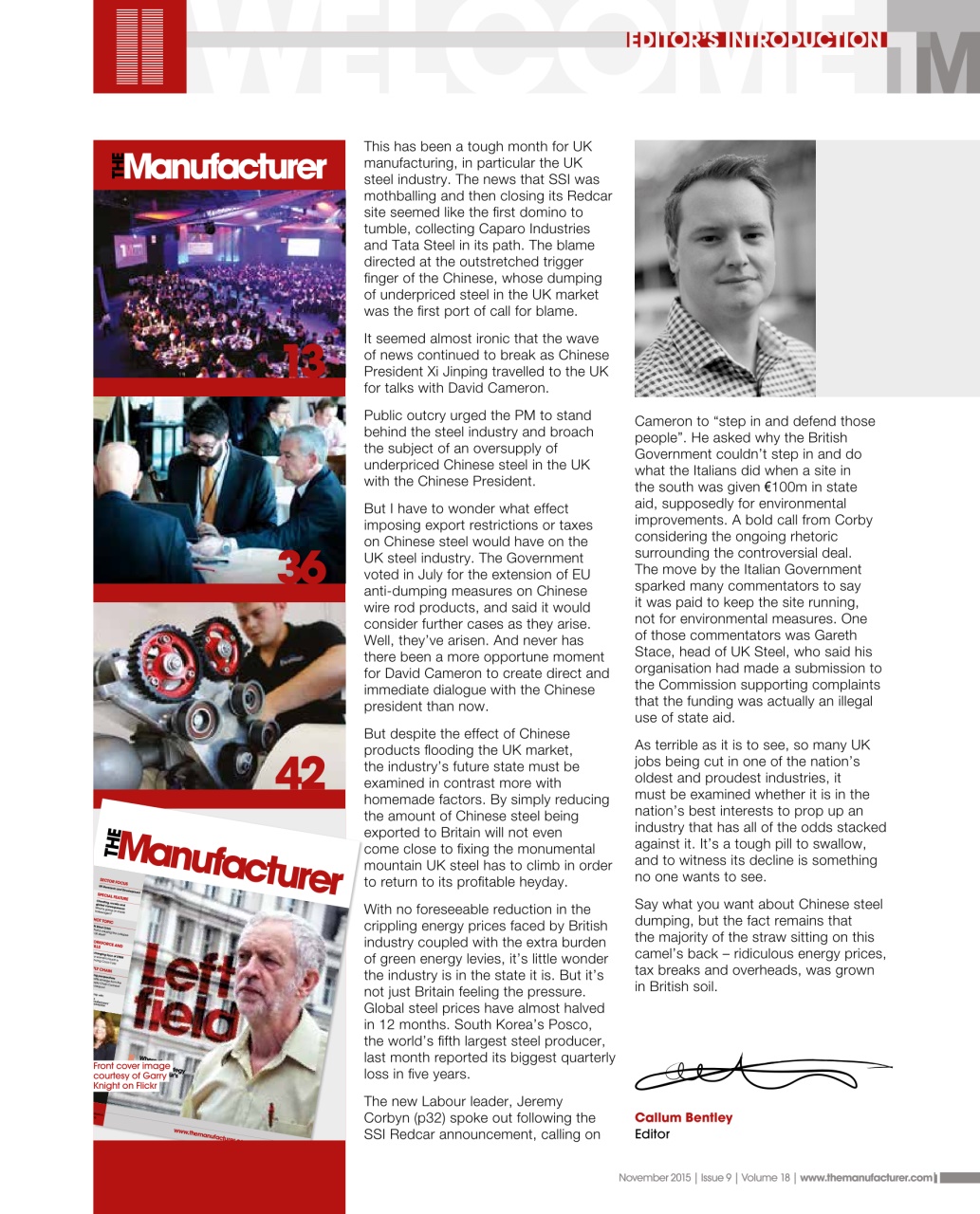 The Manufacturer Preview Pages