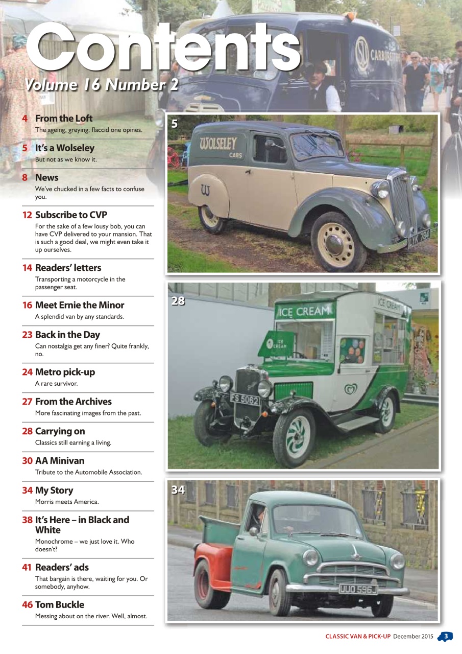 Classic Van & Pick-up Preview Pages