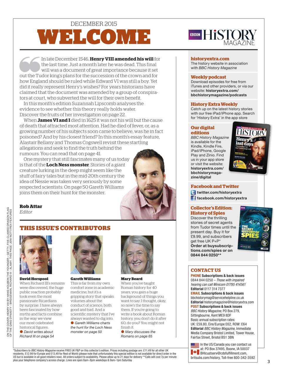 History Extra Magazine Preview Pages