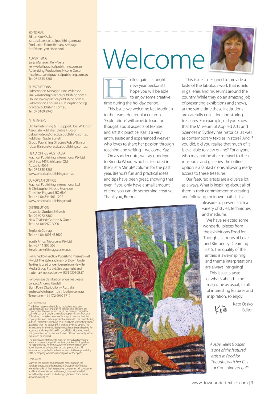 Down Under Textiles Preview Pages