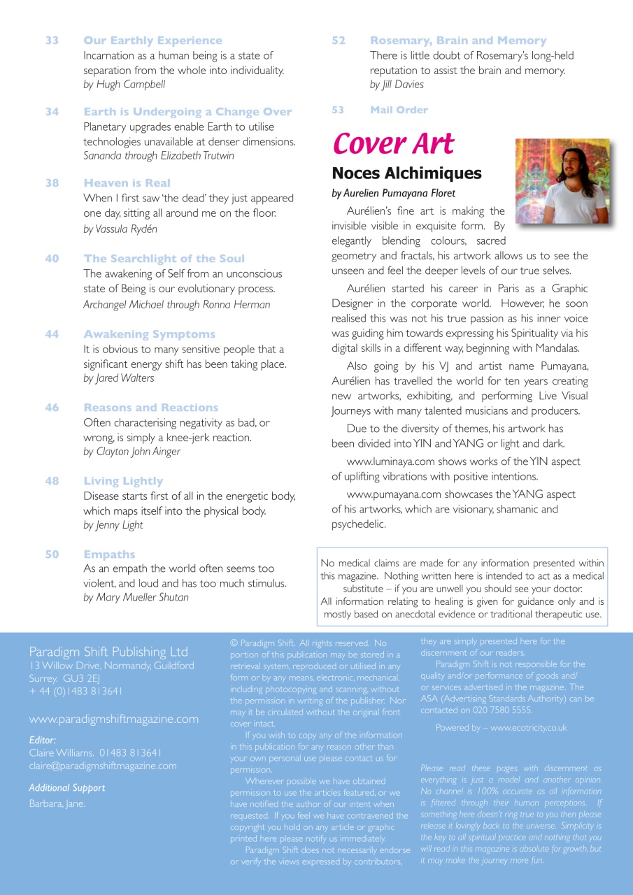 Paradigm Shift Preview Pages