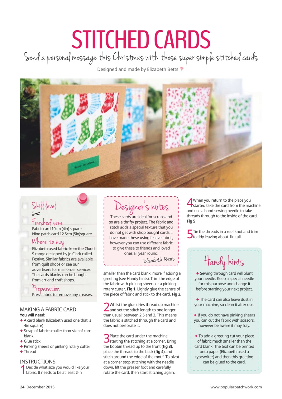 Popular Patchwork Magazine Preview Pages