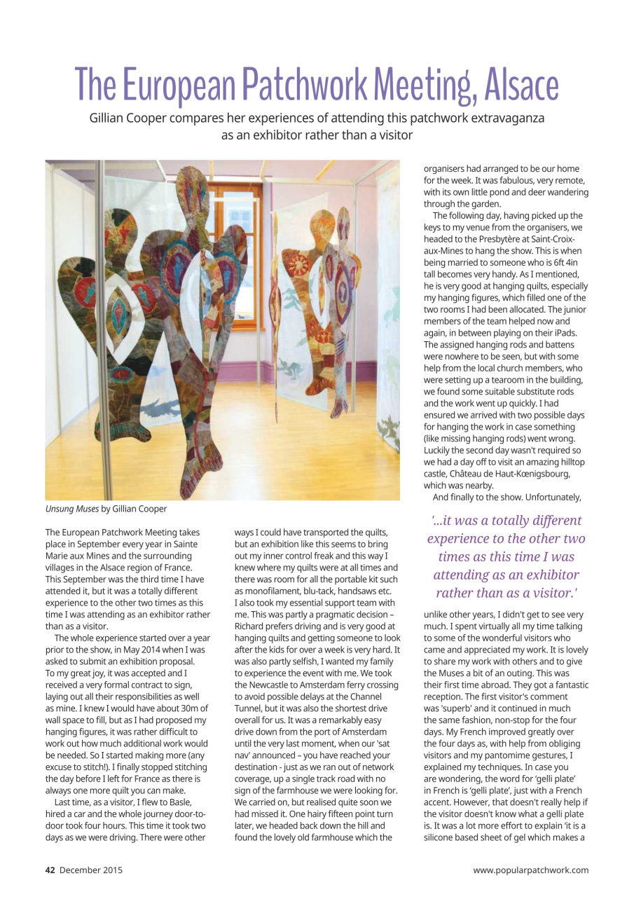 Popular Patchwork Magazine Preview Pages