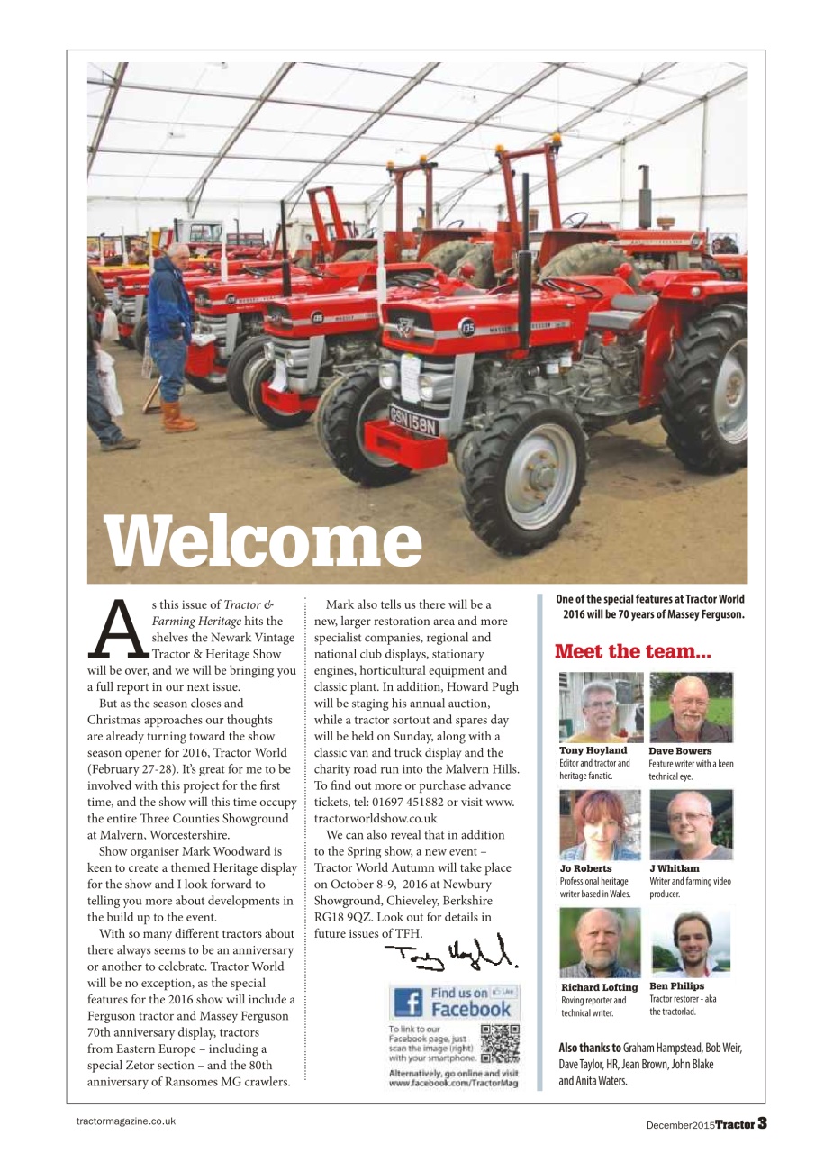 Tractor & Farming Heritage Magazine Preview Pages
