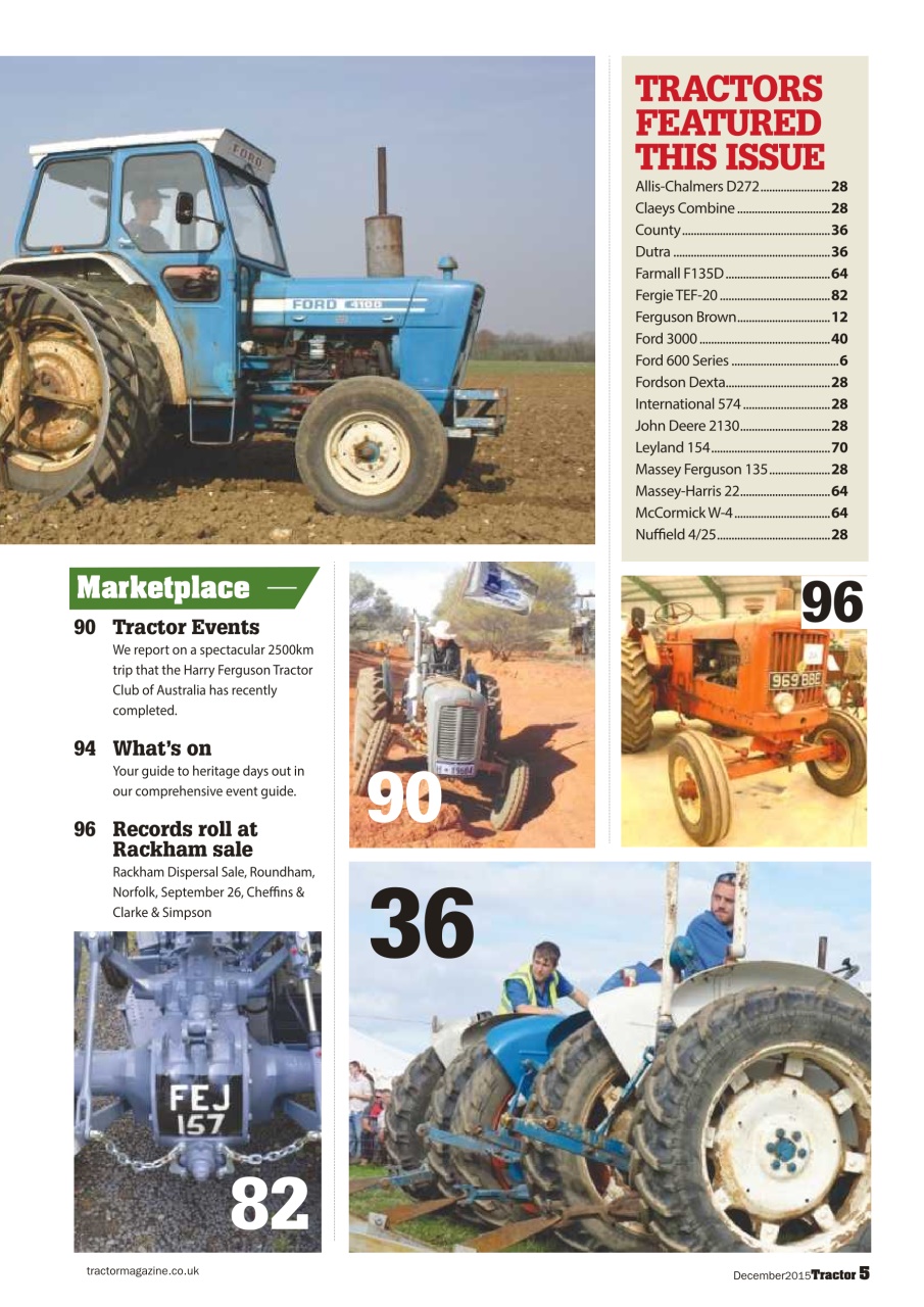 Tractor & Farming Heritage Magazine Preview Pages