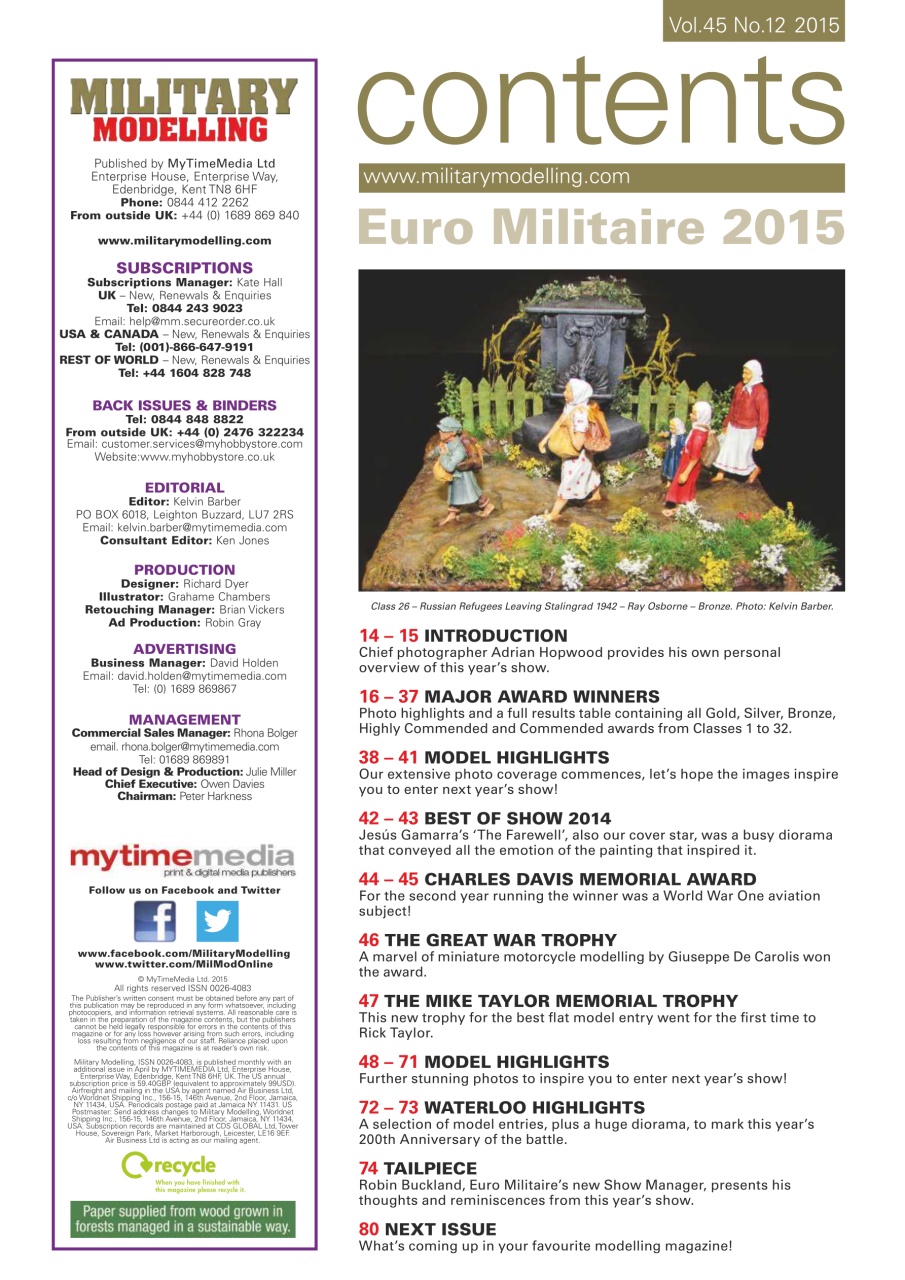 Military Modelling International Magazine Preview Pages