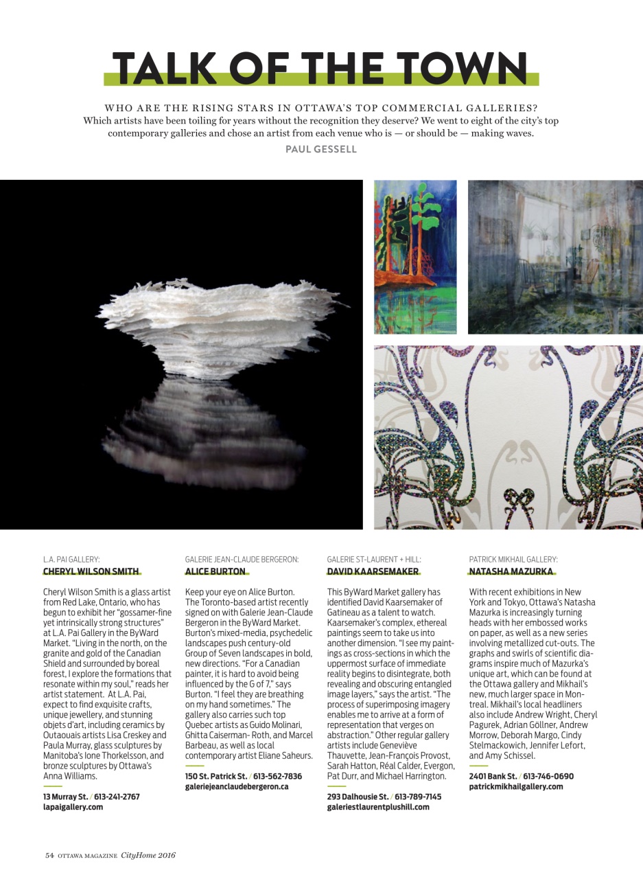 Ottawa Magazine Preview Pages