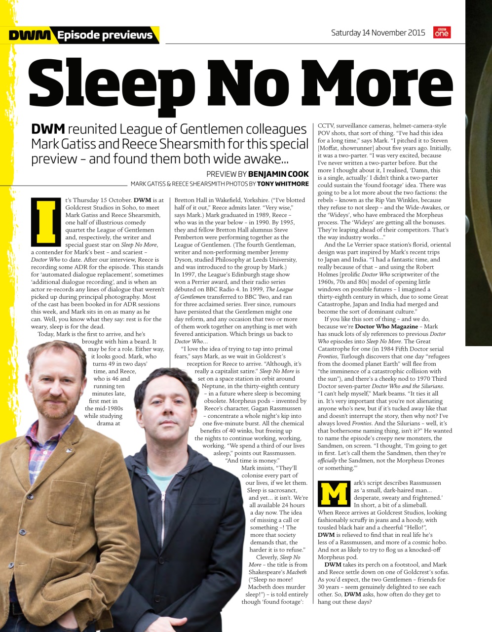 Doctor Who Magazine Preview Pages