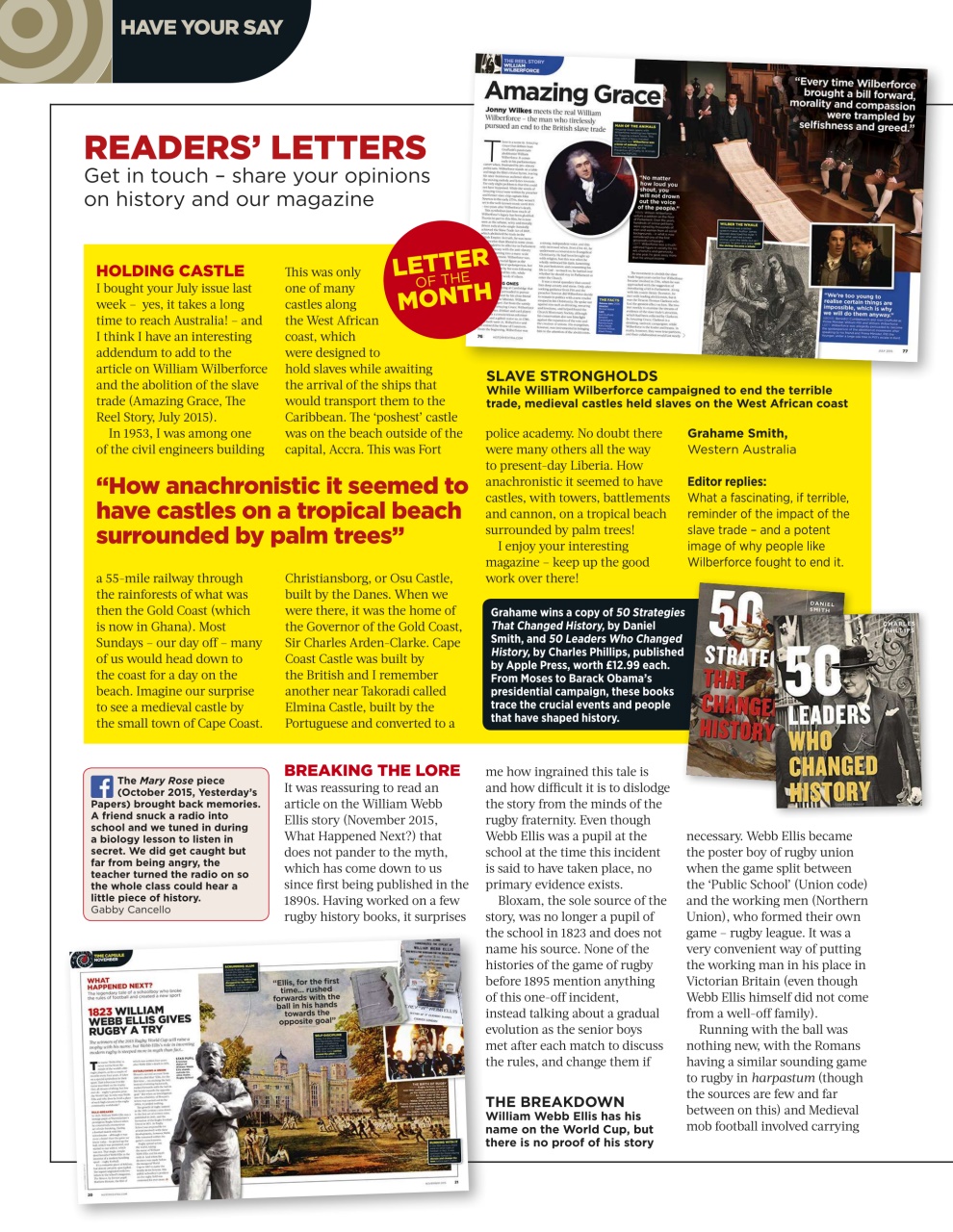 BBC History Revealed Magazine Preview Pages
