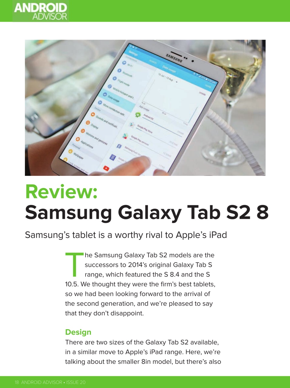 Android Advisor Preview Pages