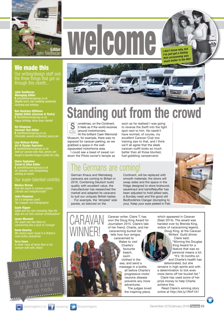 Caravan Magazine Preview Pages