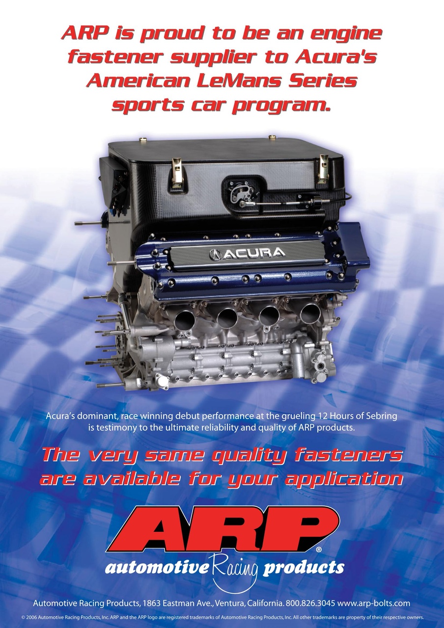 Race Engine Technology Preview Pages